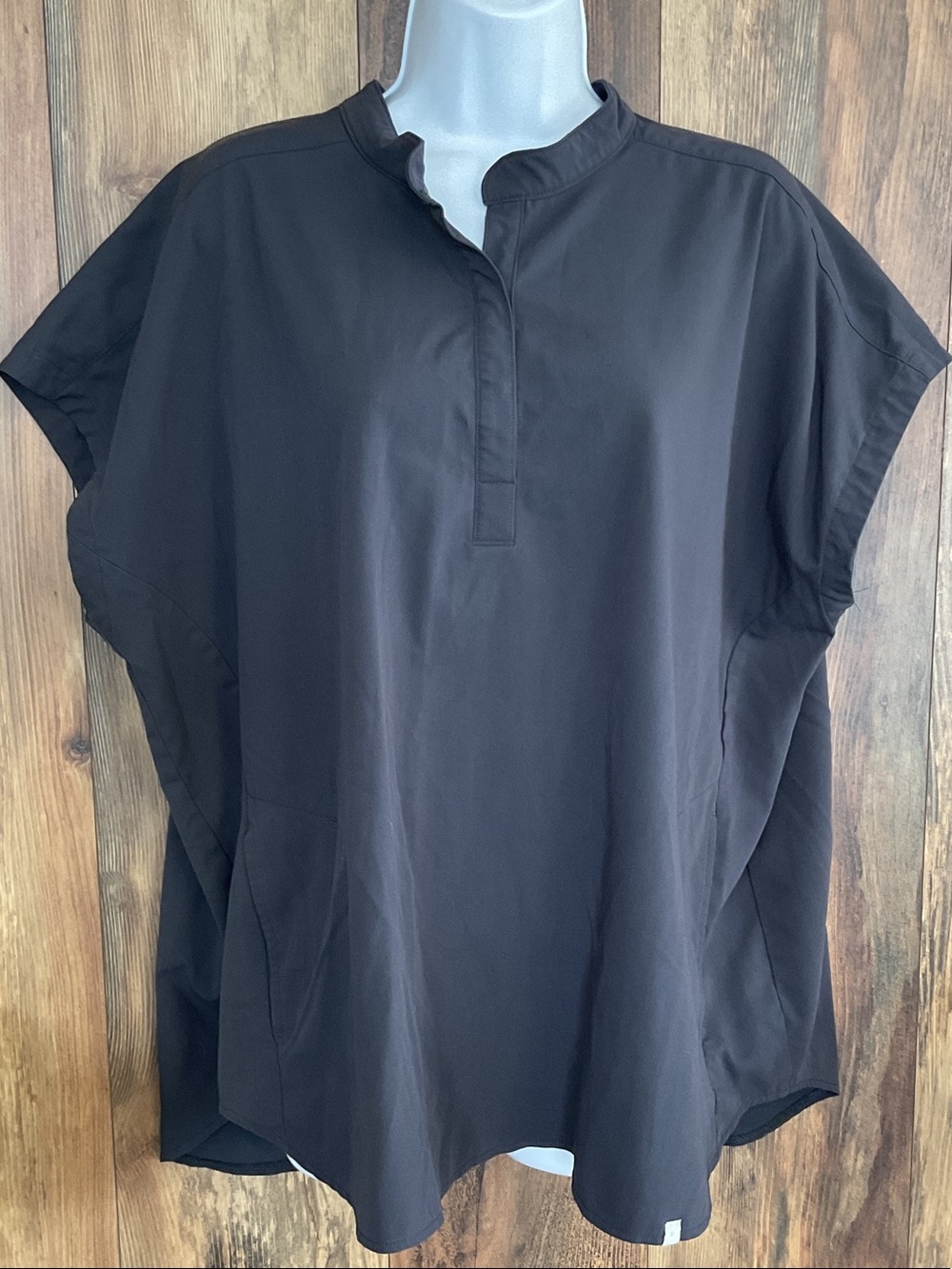 Hypothesis Medical Band Snap Collar Muscle Sleeve Scrub Top Shirt XL 380B